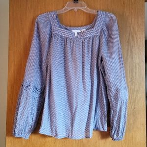 Lauren Conrad Polka Dot Blouse